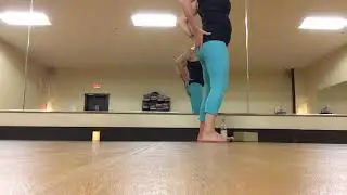 Truckers wife does yoga