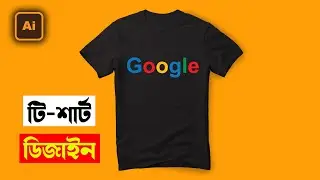 Typography T shirt Design in adobe illustrator bangla