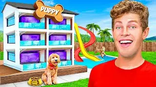 I BUILT A $100,000 DREAM DOG HOUSE!!