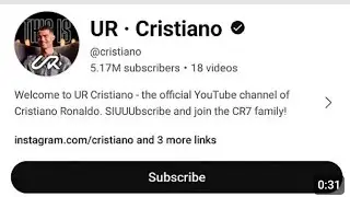 ur Cristiano YouTube channel | Cristiano Ronaldo channel | UR Cristiano Ronaldo YouTube channel