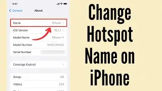 How to Change Hotspot Name on iPhone (2024)