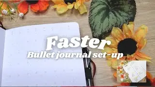 How I create my Bullet Journal Spreads faster and how you can too