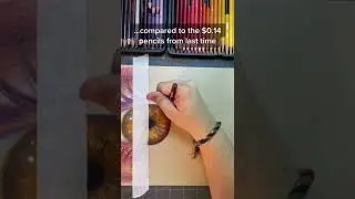 ROSEART vs PRISMACOLOR colored pencils #Shorts