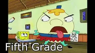 School Grade Levels Portrayed by Spongebob