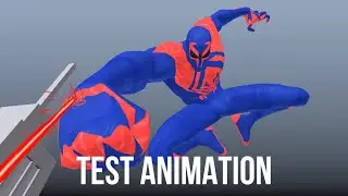 Miguel and Miles Test Animation | Spider-Man: Across The Spider-Verse