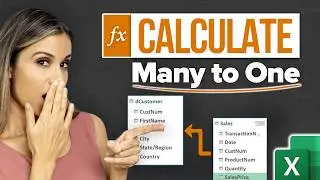 DAX CALCULATE Trick to Pass Filters from Many to One Side of Relationship