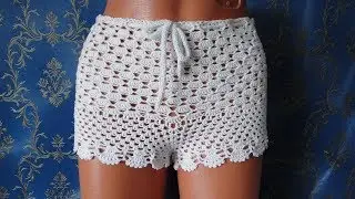 Пляжные шорты крючком. Shorts crochet