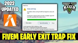 How to Fix Early-Exit trap FiveM | FiveM Fatal Error