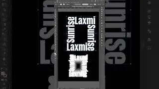 Blend Tool Tricks In Illustrator | Text Effect in Adobe Illustrator #shorts #illustrator #texteffect