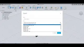 Fusion 360: Export Options