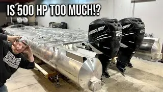 Building My Dream Yacht From Scratch Pt 5 - Innovative Inboard-Outboard Engine Mounting!