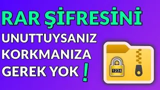 Şifreli RAR Dosyasını Programsız Açmak | RAR Şifresini Unuttum Sorunu Çözümü ❗❗❗