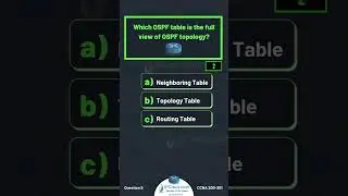 Cisco CCNA Questions! | Updated CCNA 200-301 v1.1 | IPCisco.com #ccna #shorts