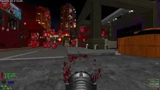 Doom 2 - Headless Chicken (Map 13: Urban Sprawl) UV-Max (WAD Author: Chookum)