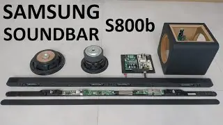 Samsung Soundbar S800b  Look Inside (Disassembled) Teardown (Desmontada) Por dentro