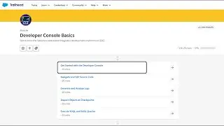Get Started with the Developer Console || Developer Console Basics
