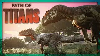 The Allosaurus On Its Way To Victory | Path Of Titans - Allosaurus