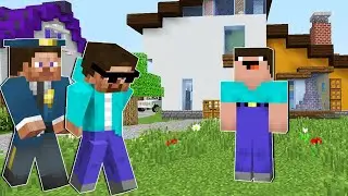 НУБ ПОЙМАЛ ВОРА В МАЙНКРАФТ ! НУБИК В ГОРОДЕ И ТРОЛЛИНГ ЛОВУШКА В MINECRAFT Дак Плей