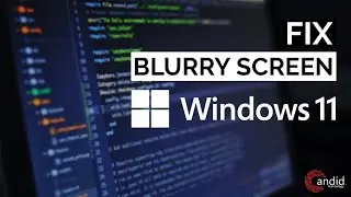 How to fix blurry screen in Windows 11?