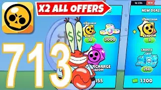 Brawl Stars - Gameplay Walkthrough Part 713 - 2x Buying All Deals in The Krusty Krab (iOS, Android)