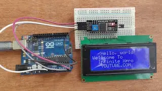 How to connect i2C (16x2) lcd display with arduino