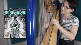 Distortion on harp but only on the low strings