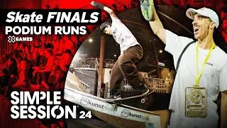 Simple Session 2024 | Skateboard Podium Runs | X Games