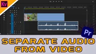 2 Ways to DISCONNECT VIDEO from AUDIO In Premiere Pro - Early Beginners 2021