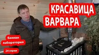 ВАРВАРА в Бане!   Давно вы просили показать эту печь для бани.