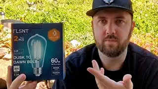 Unboxing and Review | FLSNT Dusk to Dawn Outdoor Light Bulbs | 2024