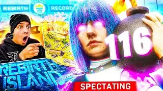 SPECTATING REBIRTH ISLAND *WORLD RECORD* 116 KILLS GAMEPLAY! 🏆