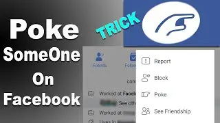 How To Poke Someone On Facebook