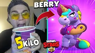 BERRY ÇIKARTANA KADAR DONDURMA YEDİM! Brawl Stars