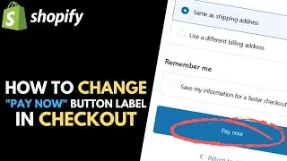 Shopify: How to Change 