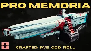 PRO MEMORIA: PVE God Roll - Crafting Guide - New Strand Heavy Machine Gun - Destiny 2