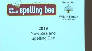 NZ Spelling Bee National Final  2019