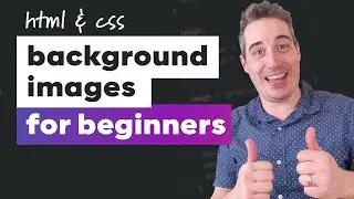 Background images with HTML & CSS