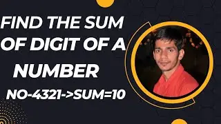 Find the Sum of Digits of a Number in Java