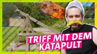 Schieß die Figur vom Fleck - Katapult Challenge || Das schaffst du nie