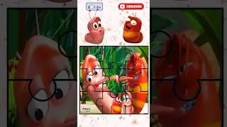 which one is correct red larva 🪱 👶 Solving Paper Craft Puzzle #redlarva #art