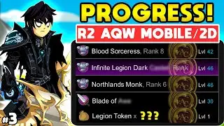 SO MUCH PROGRESS! Road to AQW Mobile F2P #3