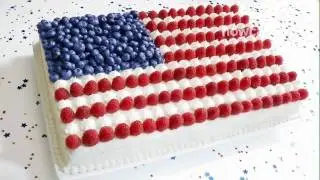 How to Make a Flag Cake