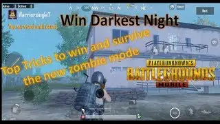 How To Survive Darkest Night Pubg Mobile | Top Tricks To Win Darkest Night Zombie Mode