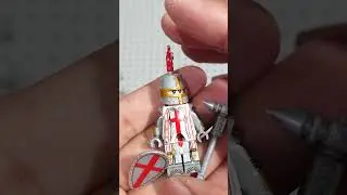 Unofficial Lego Medieval Crusader High Priest Knights | Castle Warrior - Xinh minifigures #shorts