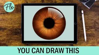 You Can Draw This IRIS in PROCREATE