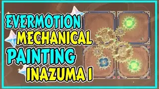 Evermotion Mechanical Invoker Painting: Inazuma 1 Gear Puzzle Event [Genshin Impact]