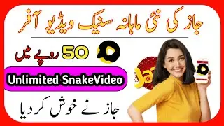 Jazz snack video package | Jazz monthly snake video package | Jazz social package | Waqas Agent