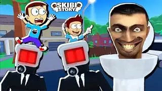 Roblox Skibidi Toilets Story | Shiva and Kanzo Gameplay