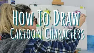 Learn how to draw CARTOON CHARACTERS: STEP BY STEP GUIDE! (Age 5 +)