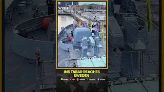 Indian Naval Ship Tabar reaches Gothenburg, Sweden for a two day visit | WION Shorts